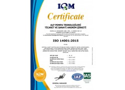 EN ISO 14001:2015 Certificate (Environmental Management)